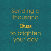 Wenskaart - Sending a Thousand Duas Groen